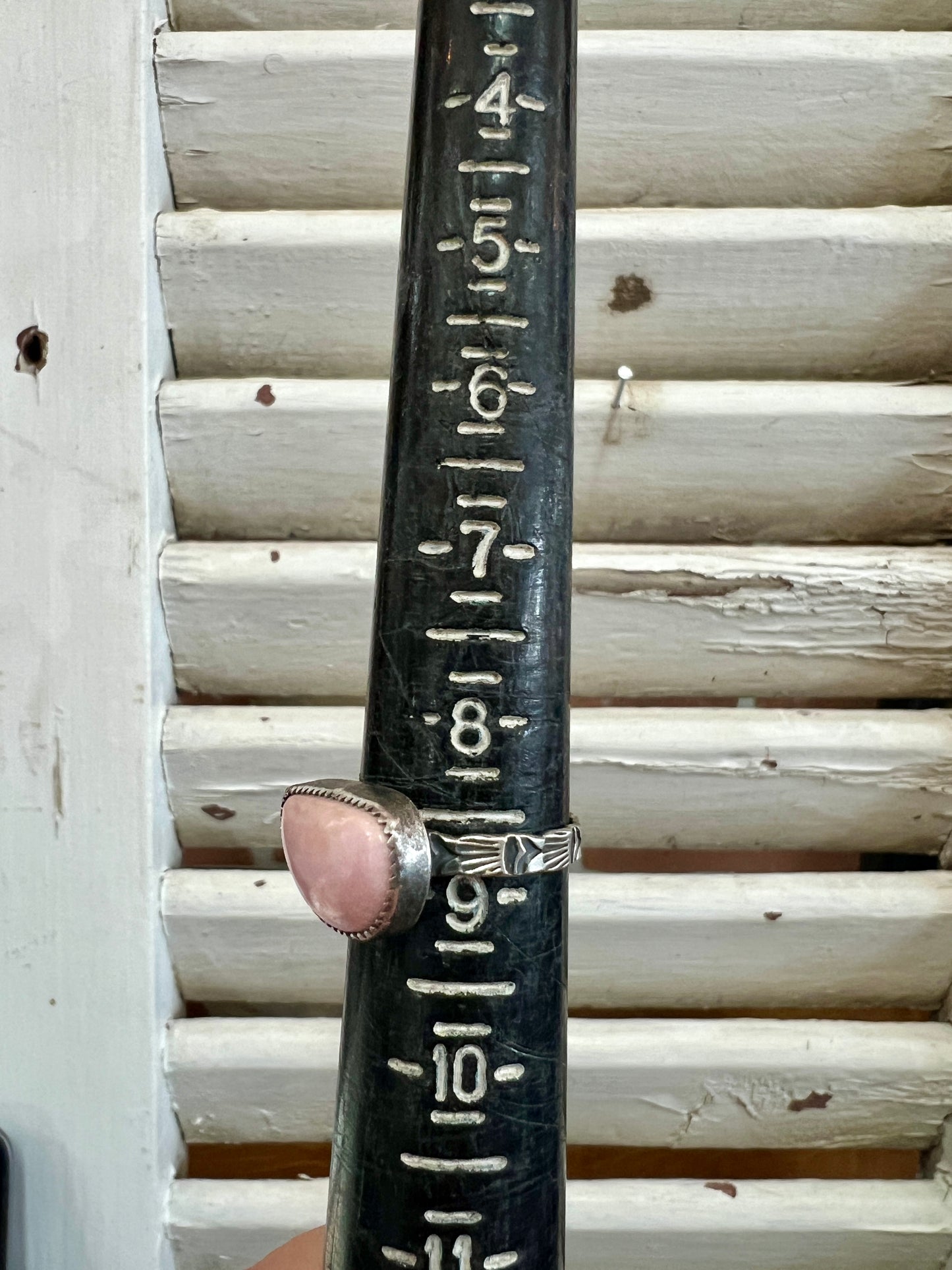 Pink Stamped Ring (8.3/4)