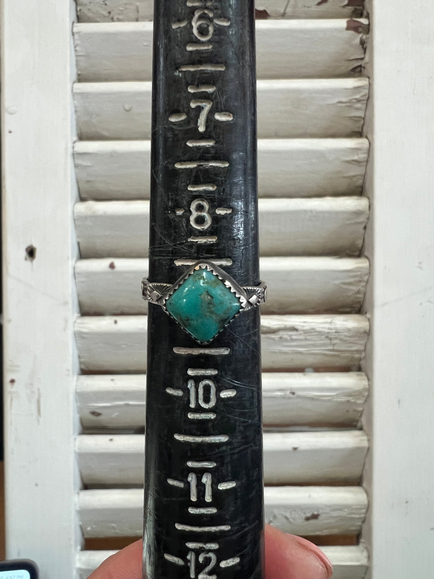 Diamond Blue Stamped Ring (9)