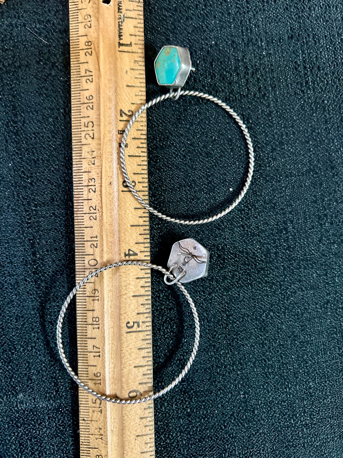 Honeycomb Swing Hoop Studs