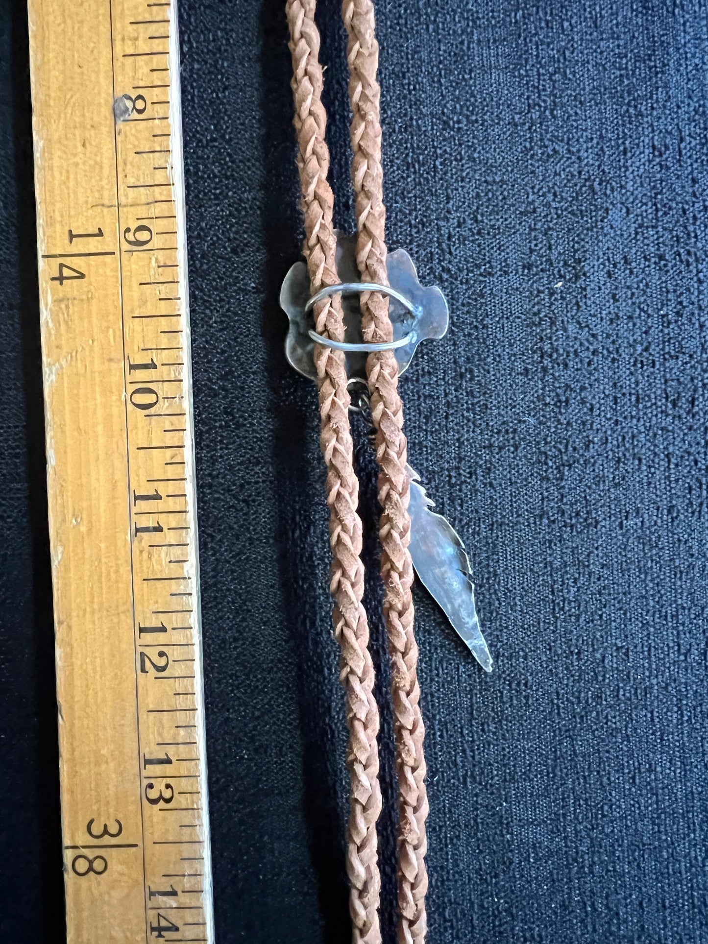 Turquoise + Coral Bear Paw Bolo