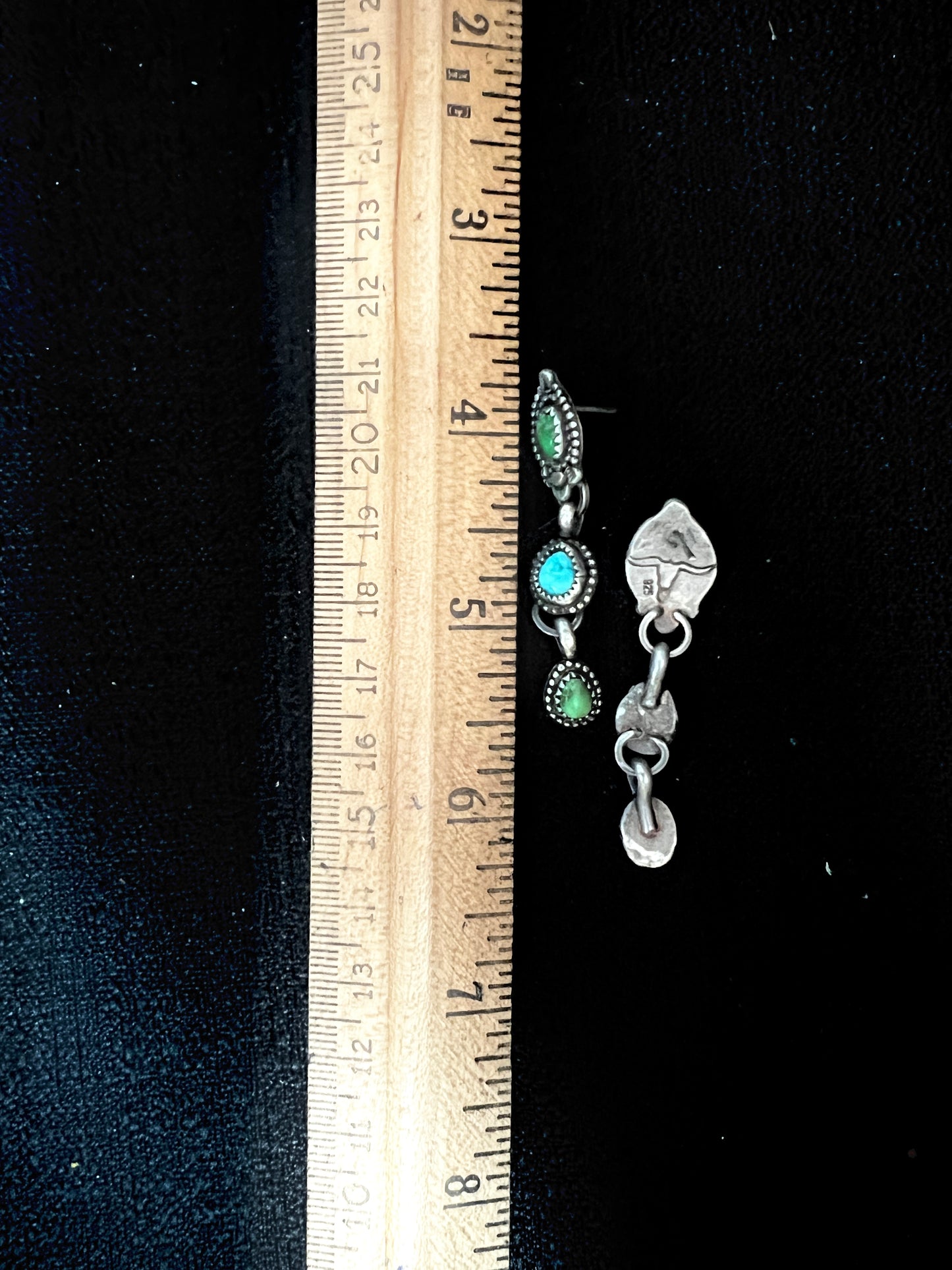 Ombré Green/Blue, Necklace + Earrings Set