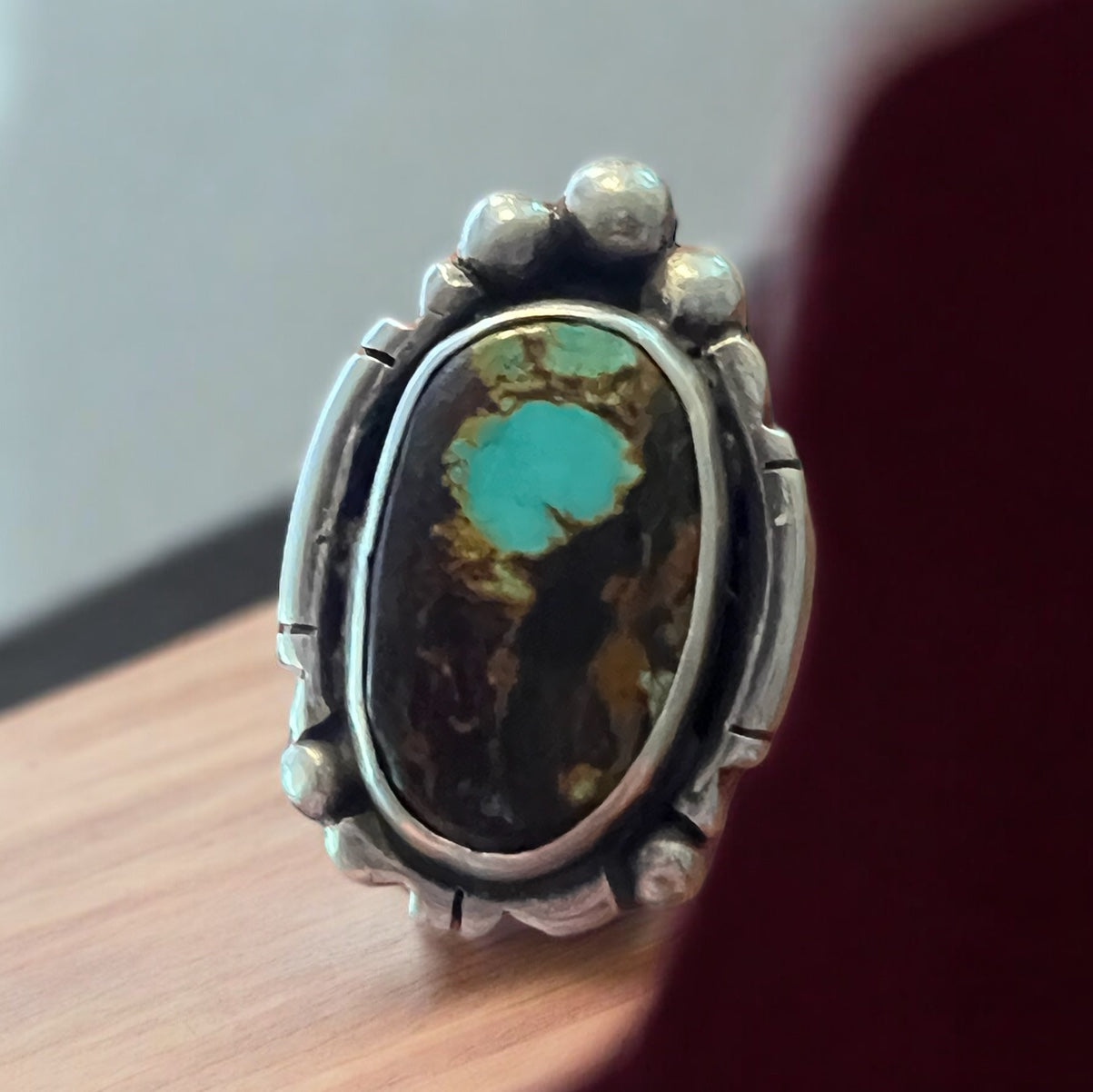 Blackjack Turquoise Ring (8.1/4-8.1/2)