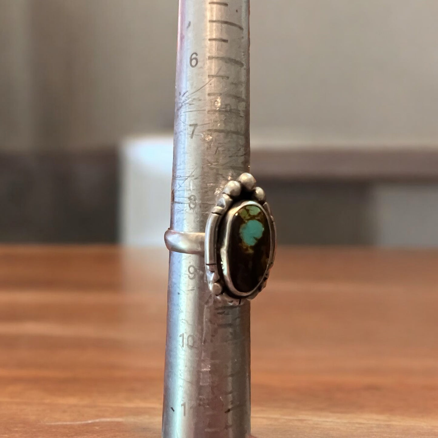 Blackjack Turquoise Ring (8.1/4-8.1/2)