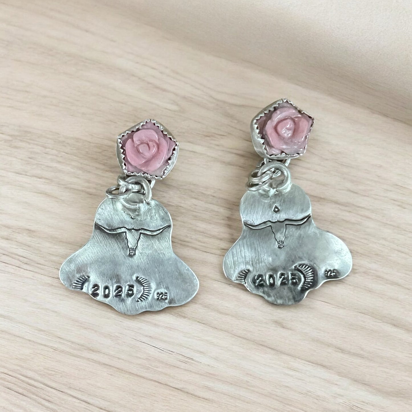 3 Petal Dangle Earrings