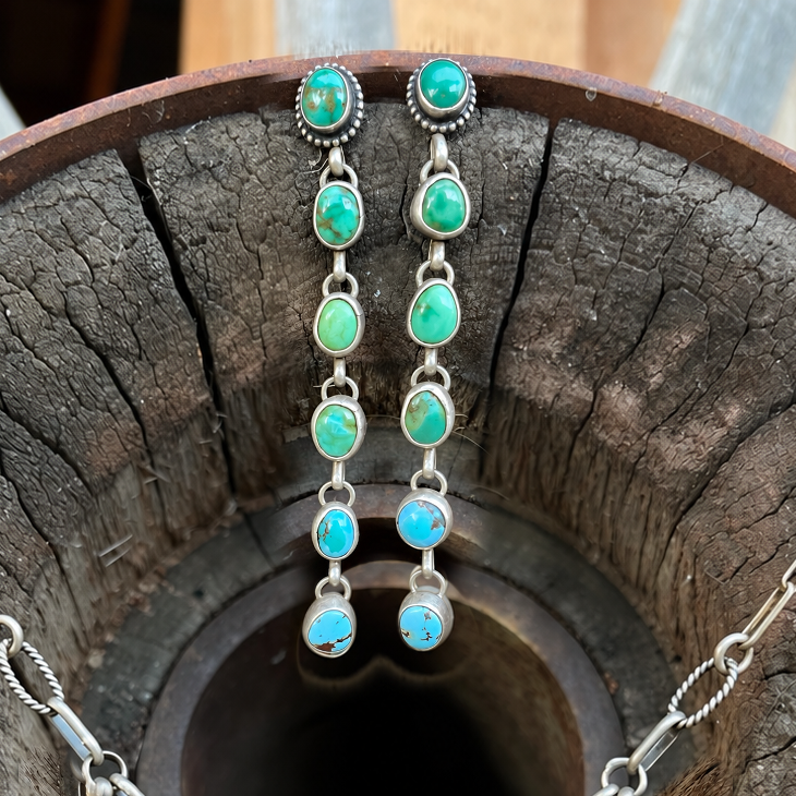 Ombré Turquoise Earrings