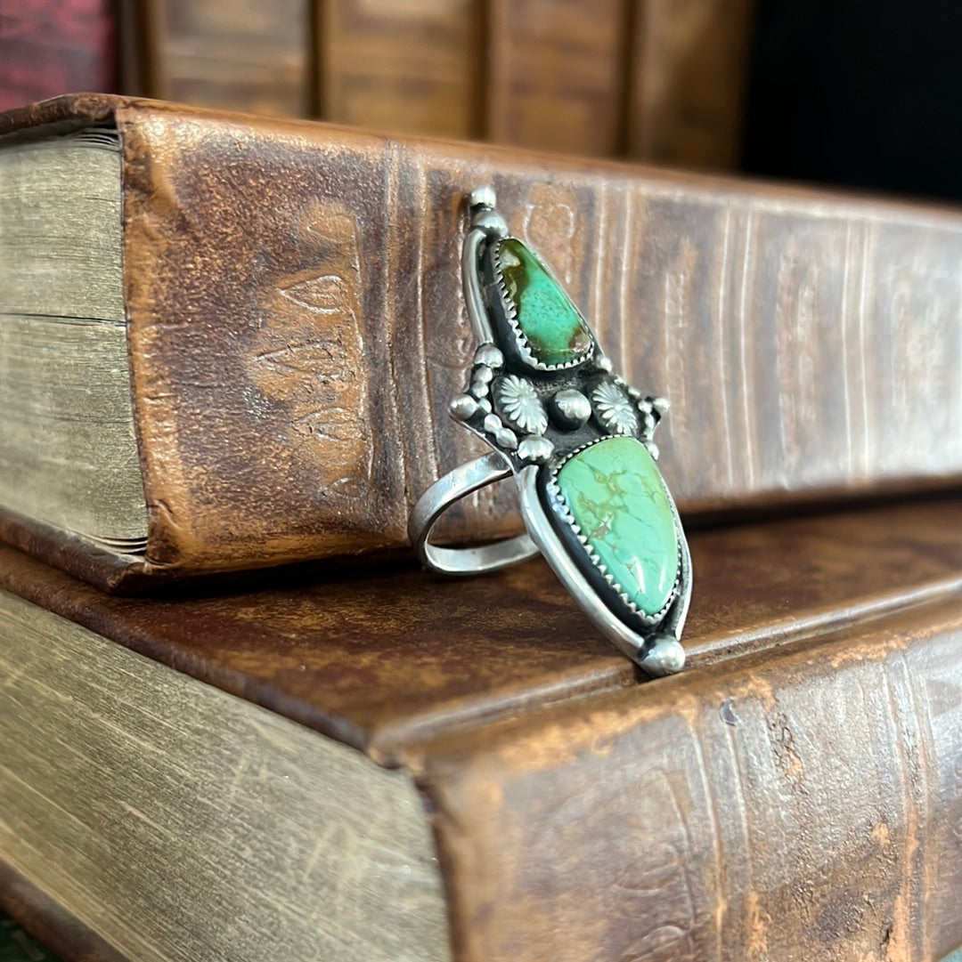 Royston Turquoise Statement Ring (8.5)