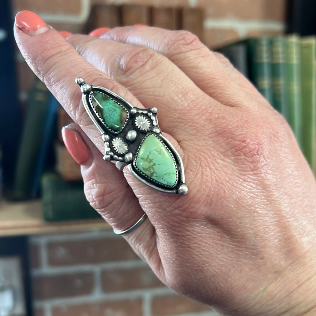 Royston Turquoise Statement Ring (8.5)
