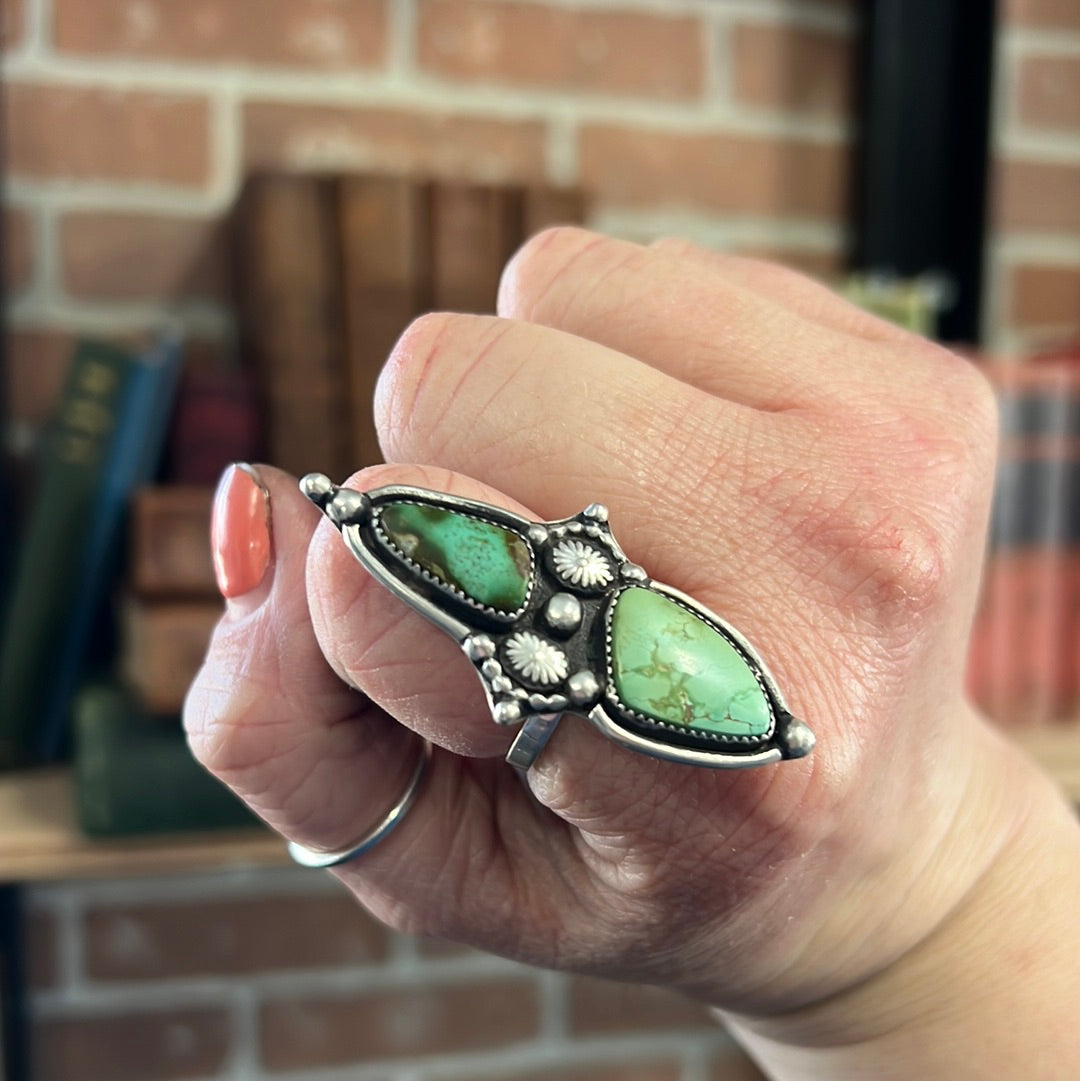 Royston Turquoise Statement Ring (8.5)