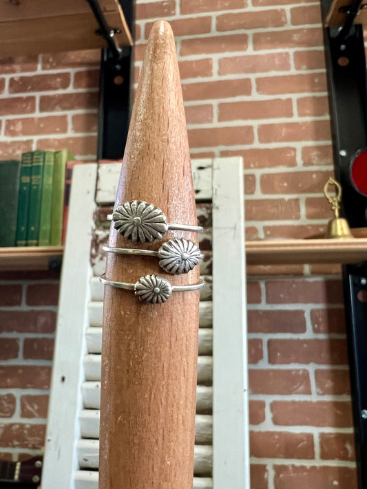 Concho Oval Stacker Rings