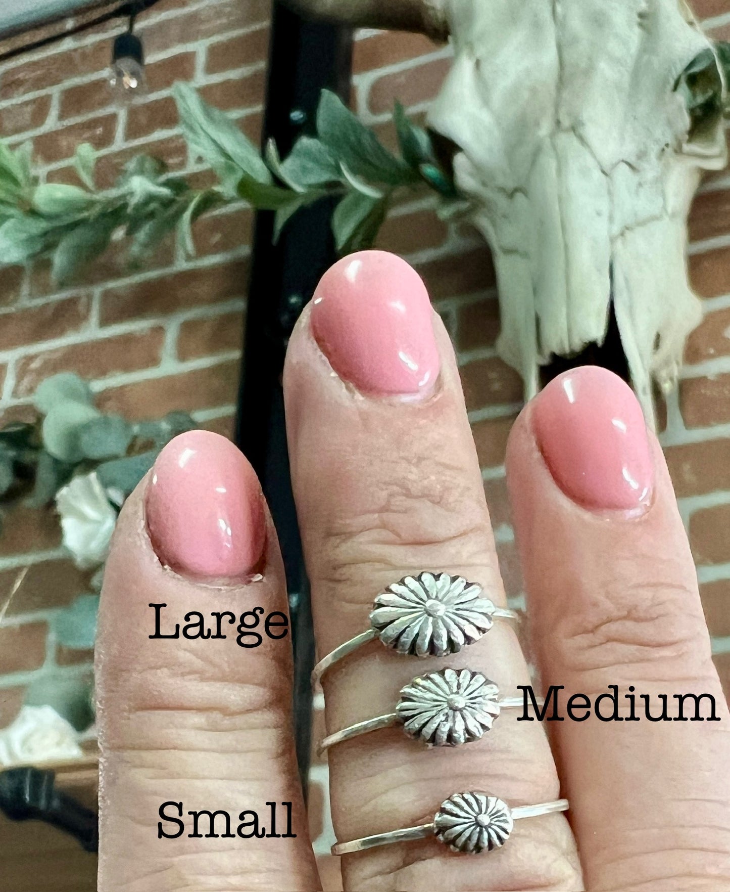 Concho Oval Stacker Rings