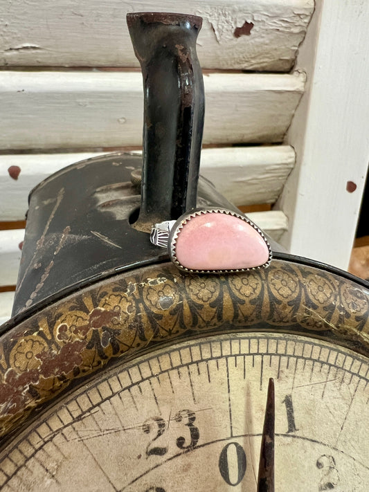 Pink Stamped Ring (8.3/4)