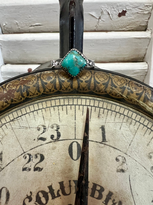 Diamond Blue Stamped Ring (9)