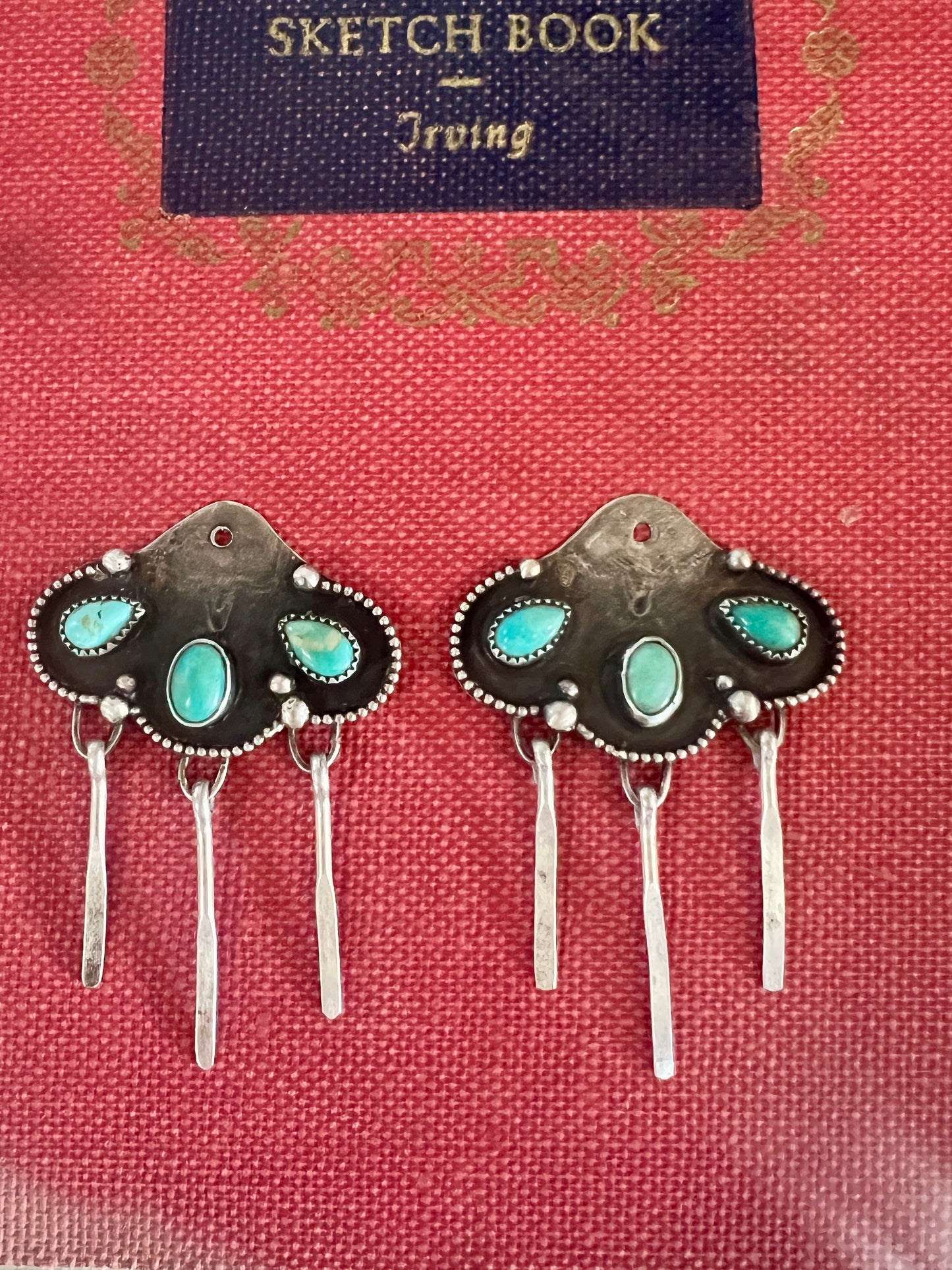 Rain Cloud Dangle Ear Jackets
