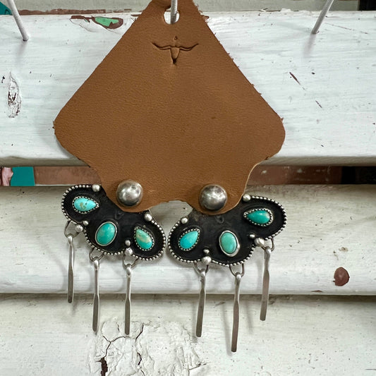 Rain Cloud Dangle Ear Jackets