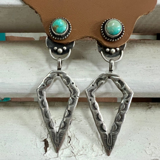 Diamond Dangle Ear Jackets