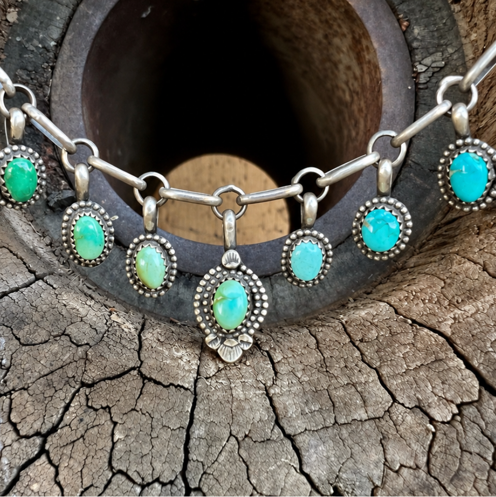 Turquoise Ombré Necklace