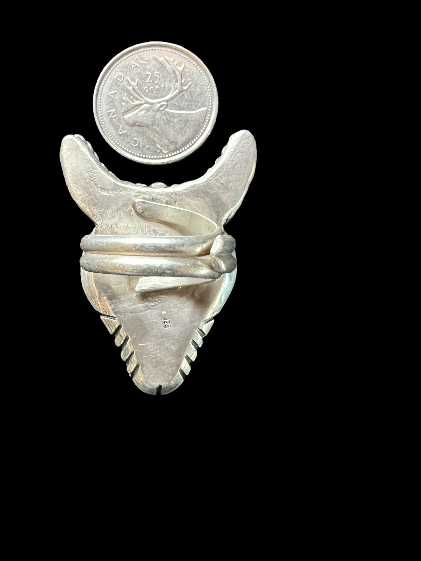 bull skull ring